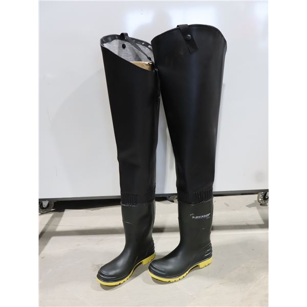 DUNLOP WADER STEEL TOE BOOTS SIZE:6