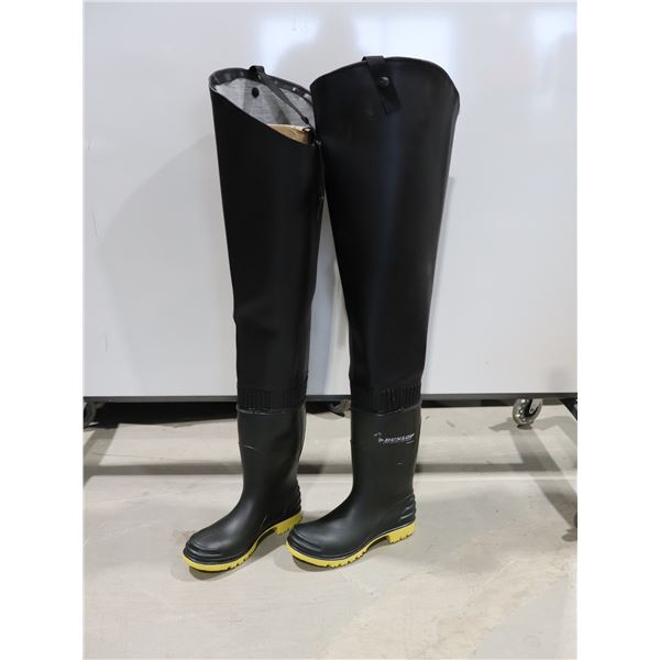 DUNLOP WADER STEEL TOE BOOTS SIZE:6