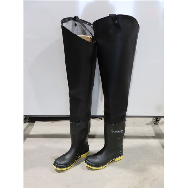 DUNLOP WADER STEEL TOE BOOTS SIZE:6