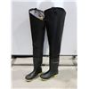 Image 1 : DUNLOP WADER STEEL TOE BOOTS SIZE:6