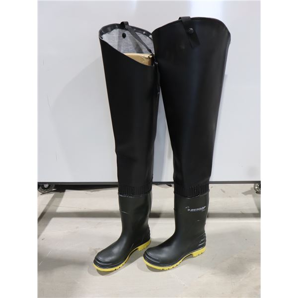 DUNLOP WADER STEEL TOE BOOTS SIZE:6