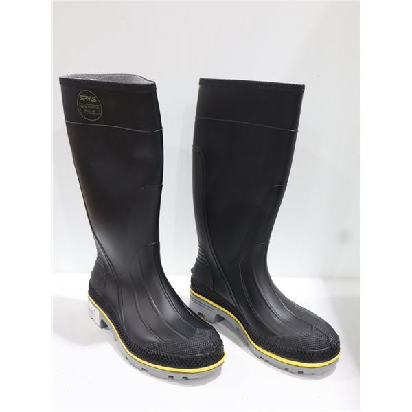 SERVUS STEEL TOE BOOTS SIZE:6