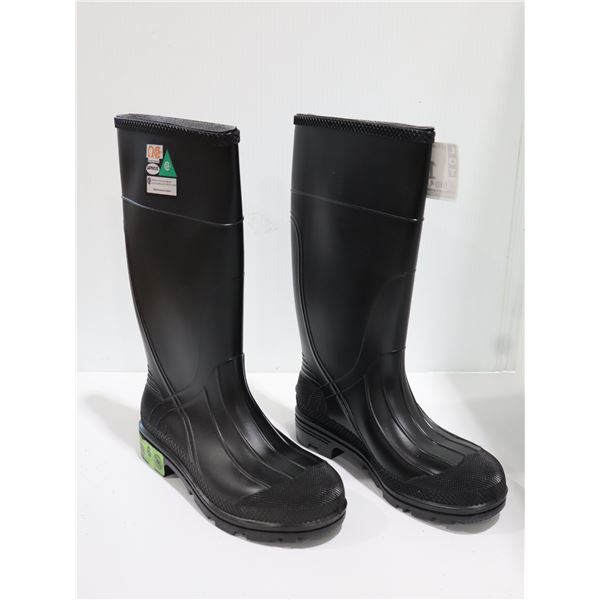 SERVUS STEEL TOE BOOTS SIZE:6