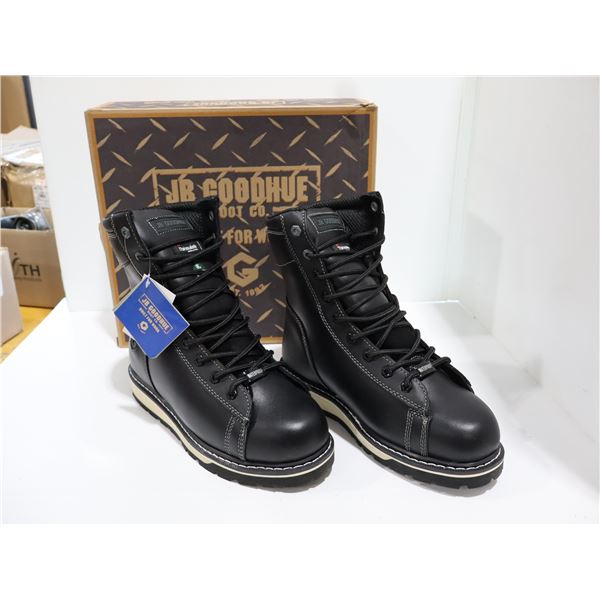 JB GOODHUE STEEL TOE WORK BOOTS SIZE 8  3E