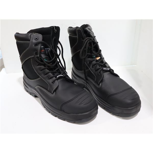 PIONEER STEEL TOE LEATHER WORK BOOTS SIZE 14