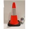 Image 1 : 18" TRAFFIC CONE WITH "O.P.P." LOGO