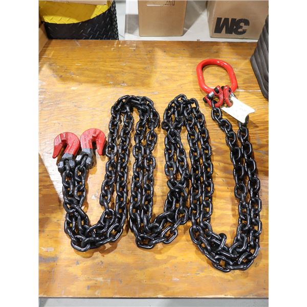 120" DOUBLE CHAIN WITH HOOKS
