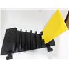 Image 2 : WEARWELL POWERHOUSE 5 CHANNEL CABLE PROTECTOR 1.5" WIDE  19.75" LONG 22.5 DEGREE LEFT CORNER