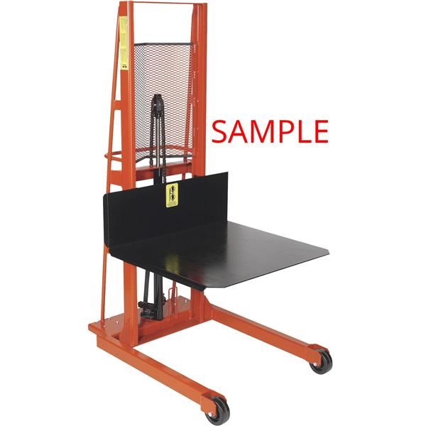 LIFT FOOT OPERATOR 32"x30" PLATFORM  60 LIFT ht 1000 CAP. #ESPL-60-3032