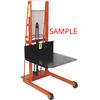 Image 1 : LIFT FOOT OPERATOR 32"x30" PLATFORM  60 LIFT ht 1000 CAP. #ESPL-60-3032