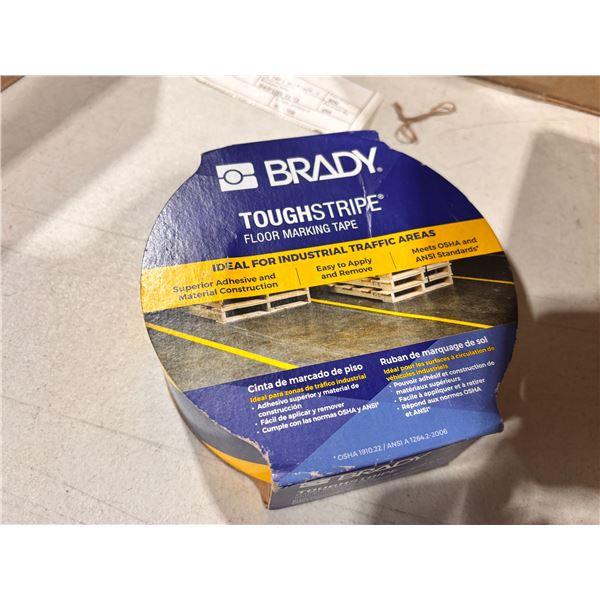 BRADLEY TOUGH STRIPE FLOOR MARKING TAPE 2"x100'