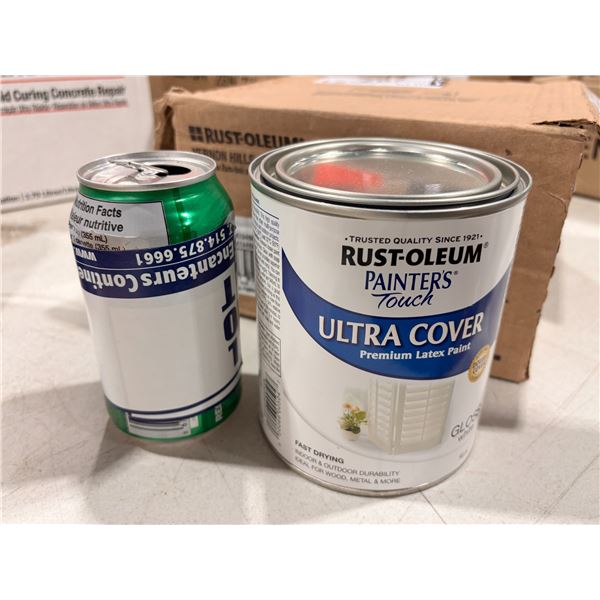 RUST-OLEUM ULTRA COVER PREMIUM LATEX PAINT -GLOSS WHITE 946ml