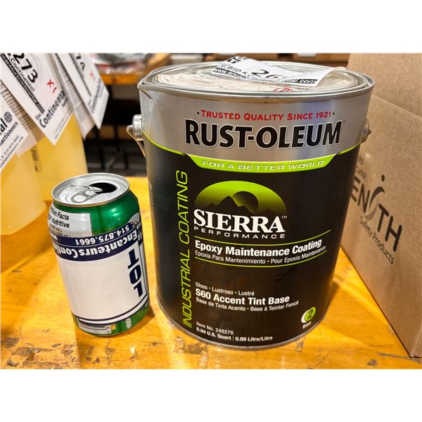RUST-OLEUM EPOXY MAINTENANCE COATING S60 ACCENT TINT BASE 2  0.89L