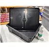 Image 2 : QUANTUM STORAGE BIN WITH LID #DG93060 22.5"x15.625"x5.5" BLACK