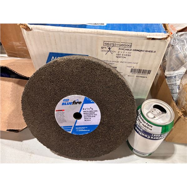 GRINDING WHEEL NORTON 8"x1"x5/8" 4NZ-16-QBS-X406