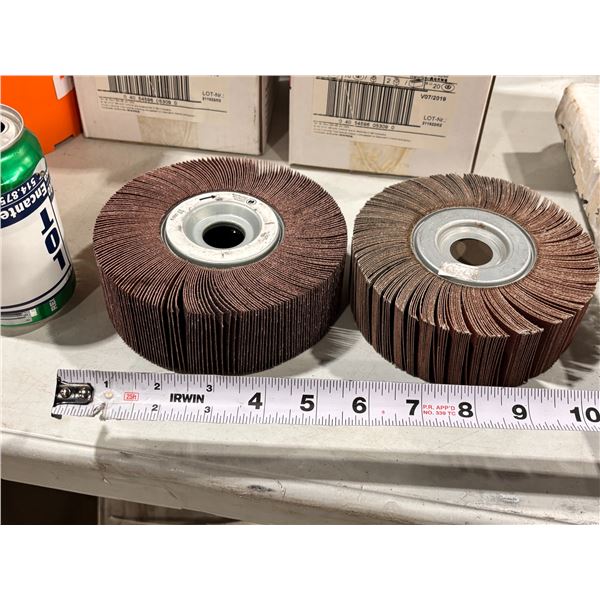 LOT OF 2 ASSORTED FLAP-WHEEL