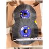 Image 1 : LOT OF 2 ABRASIVE WHEEL BRUSH OSBORN 8" 120 GRIT