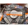 Image 2 : LOT OF 15 WALTER ZIPCUT #11T 152V 5x3/64x7/8" TYPE 27