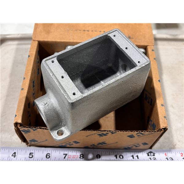 BOX OF 2 EATON FDC2 SINGLE GANG BOX