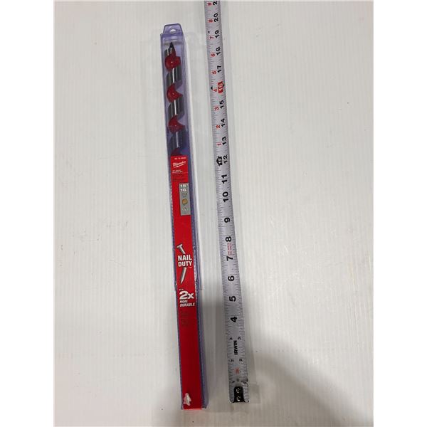 MILWAUKEE 15/16"x18" SHIP AUGER BIT #48-13-5930