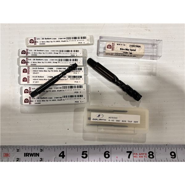 LOT OF 11 ASSORTED TAPS