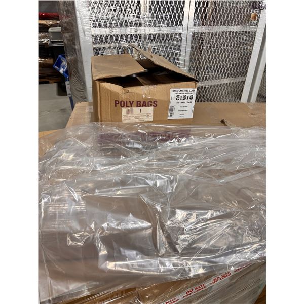 CAN RECYCLING BAGS (CLEAR) 25x20x48" QTY 150/BOX