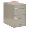 Image 1 : VERTICAL FILING CABINET 2-DRAWER 18.15"X26.56"X29" BEIGE