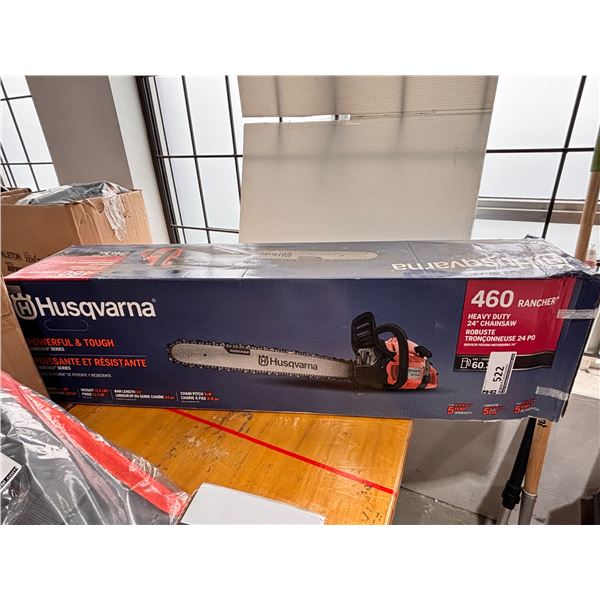HUSQVARNA #460 RANCHER 24"  HEAVY DUTY CHAINSAW