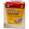 Image 2 : 9-PC GRAY TOOLS NUMBER HAND STAMP SET