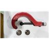 Image 2 : LOT OF REED TC4QPVC - QUICK RELEASE TUBING CUTTERS FOR PLASTIC PIPE & 2 REPLACEMENT BLADES
