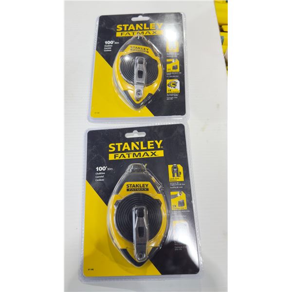 LOT OF 2 STANLEY CHALK LINE #71-140
