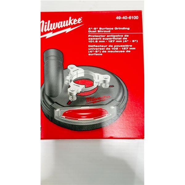 MILWAUKEE DUST SHROUD FOR 4-5" SURFACE GRINDER #43-40-6100