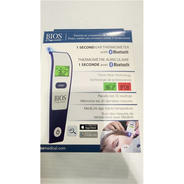 BIOS PRECISIONTEMP DIGITAL EAR THERMOMETER, DIGITAL #240DI