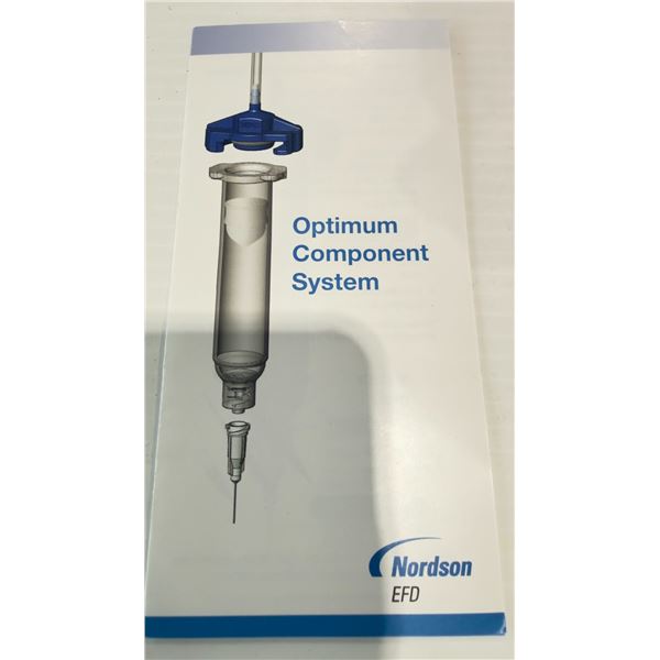NORDSON EFD 7366053 SYRINGE BARREL PISTON KIT 30CC CLR/RED 50/PKG