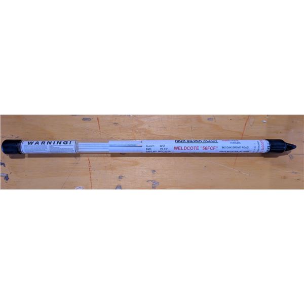 WELDCOTE METALS #56FCF 1/16"X18" 4OZ TUBE FLUX COATED