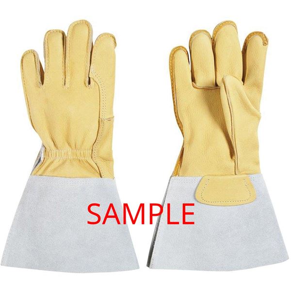 NATPRO WELDING GLOVES GRAIN COWHIDE SIZE LARGE