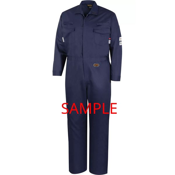 PIONEER 4480 FLASH-GARD FR/ARC RATED WELDING COVERALLS 44 NAVY BLUE