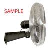 Image 1 : AIR MASTER #37145 3-SPEED INDUSTRIAL WALL FAN 30"d