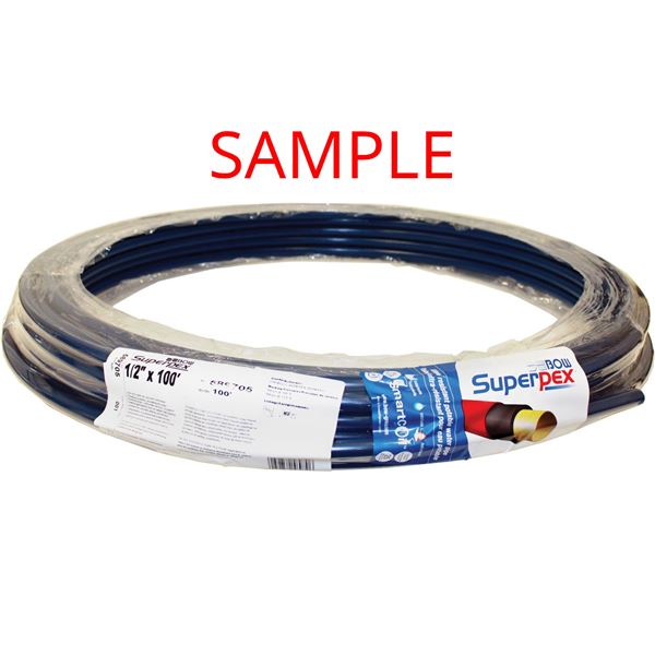 BOW PLUMBING Superpex Cold Pipe Plastic 100'x0.75"d