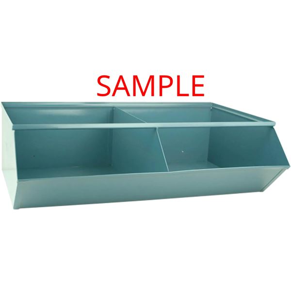STACKBIN #3-5SS-4 SECTIONAL BIN UNIT 100 LBS. CAP. 37"X24"X11" BLUE