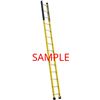 Image 1 : LOUISVILLE LADDER SINGLE MANHOLE LADDER #FE8914 14' FIBREGLASS 375 LBS. CAPACITY CSA GRADE 1AA