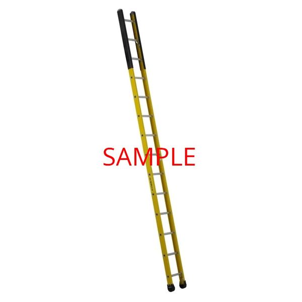 FEATHERLITE SINGLE MANHOLE LADDER #5314 14' FIBREGLASS 375 LBS. CAPACITY CSA GRADE 1AA