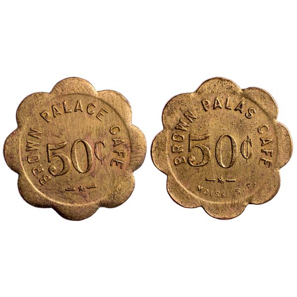 Brown Palace Café, Amargosa (Goldfield), Nevada Trade Token