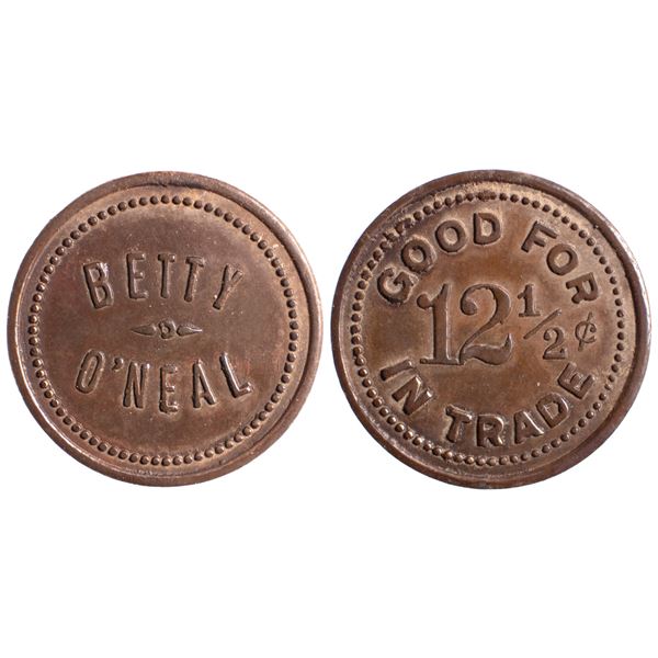 Betty O'Neal (Lewis), Nevada Trade Token