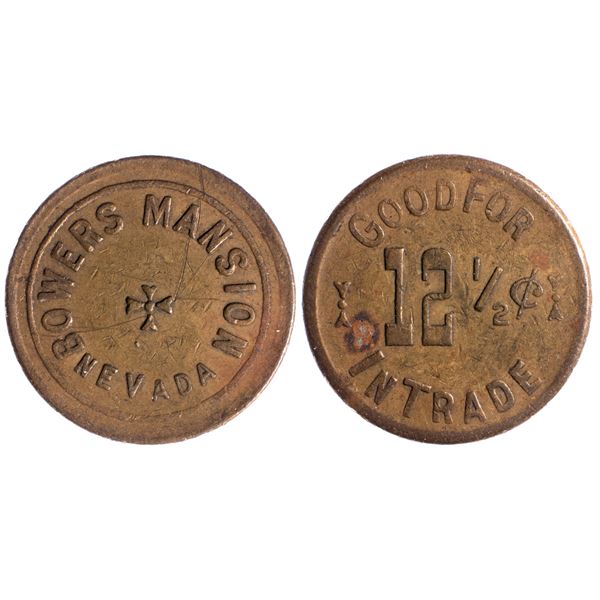 Bowers Mansion, Nevada Trade Token