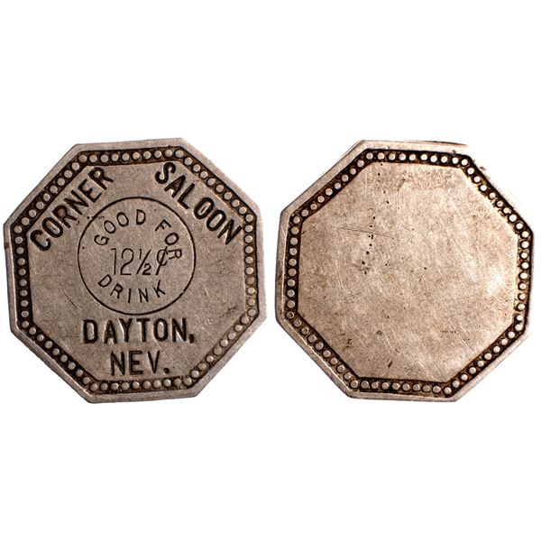 Corner Saloon, Dayton, Nevada Trade Token