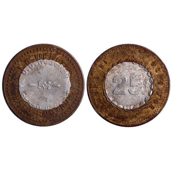 JB Webster, 25C, Deeth, Nevada Trade Token