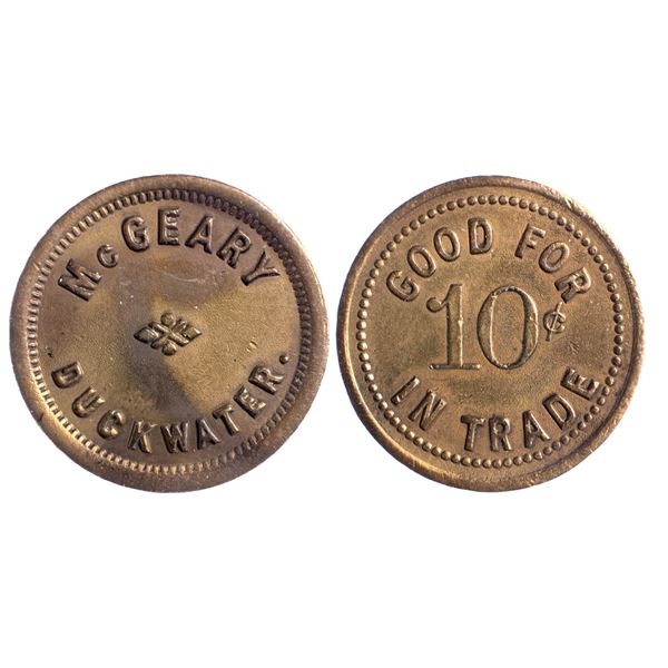 McGeary, Duckwater, Nevada Trade Token