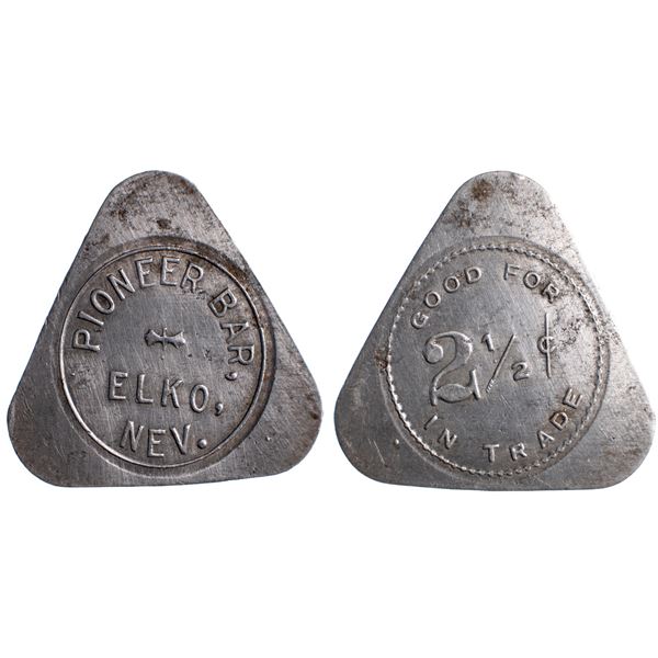Pioneer Bar, Elko, Nevada Trade Token