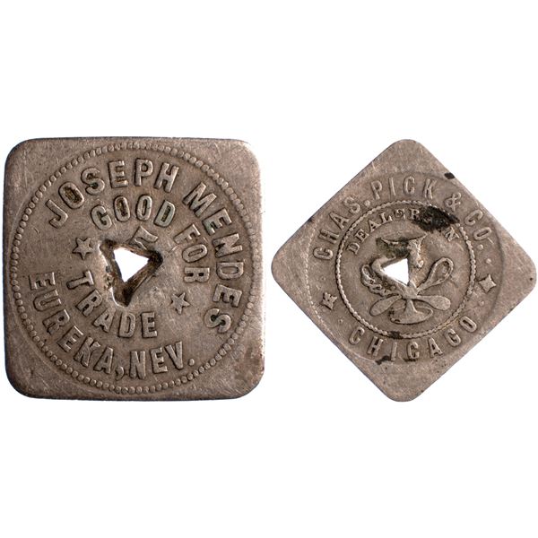Joseph Mendes, Eureka, Nevada Trade Token